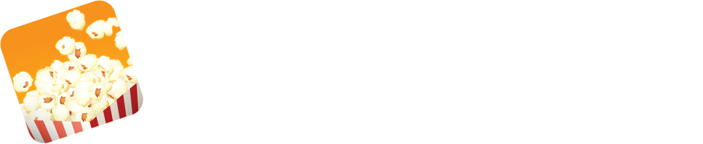 popcorn white logo